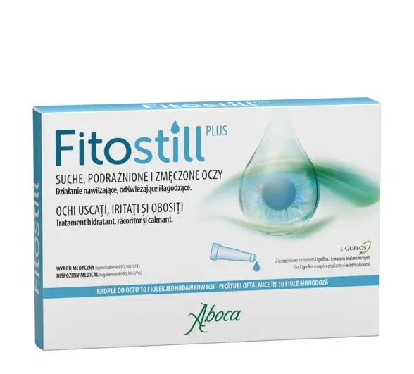 Picături pentru ochi Fitostill Plus, 10 monodoze, Aboca