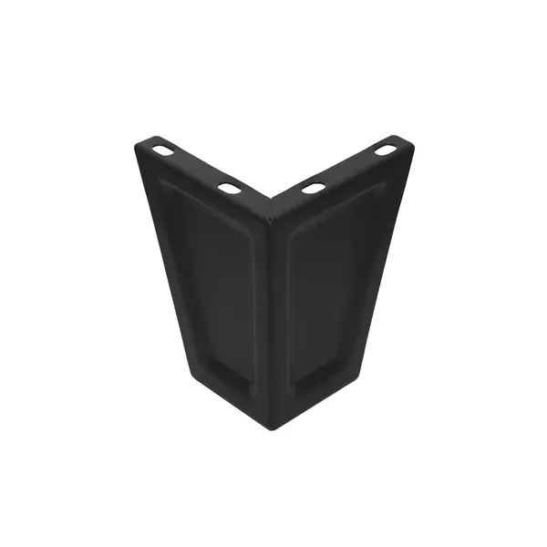 Picioare pentru mobila, set de 4 buc negru Picioare pentru mobilă, set de 4 buc negru