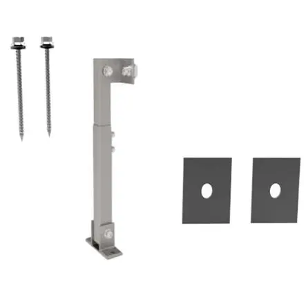 Picior spate reglabil 280MM/415MM/10-15GR pentru panou fotovoltaic V-TAC SKU-11385