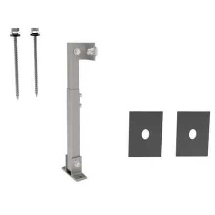 Picior spate reglabil 420MM/415MM/10-15GR pentru panou fotovoltaic V-TAC SKU-11386