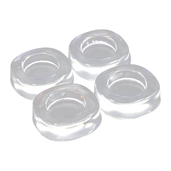 Picioruse amortizare Vision Clean VPA4T, anti-vibrație pentru masina de spalat, din silicon transparent