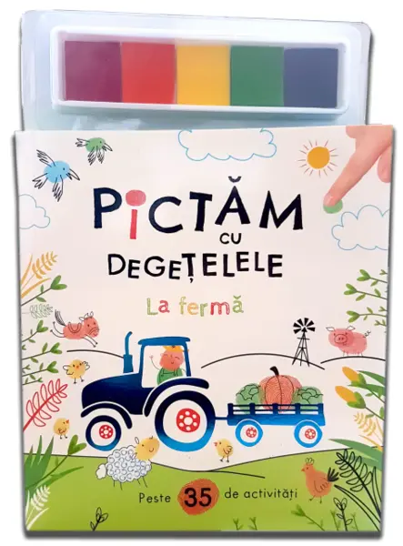 Pictăm cu degețelele. La fermă