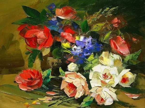 PICTURA IN ULEI Belu Tatiana - FLORAL - BT-34