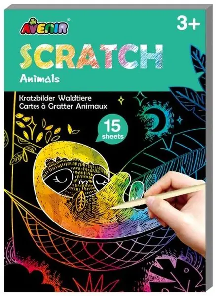 Picturi Scratch Avenir - Animale, mini