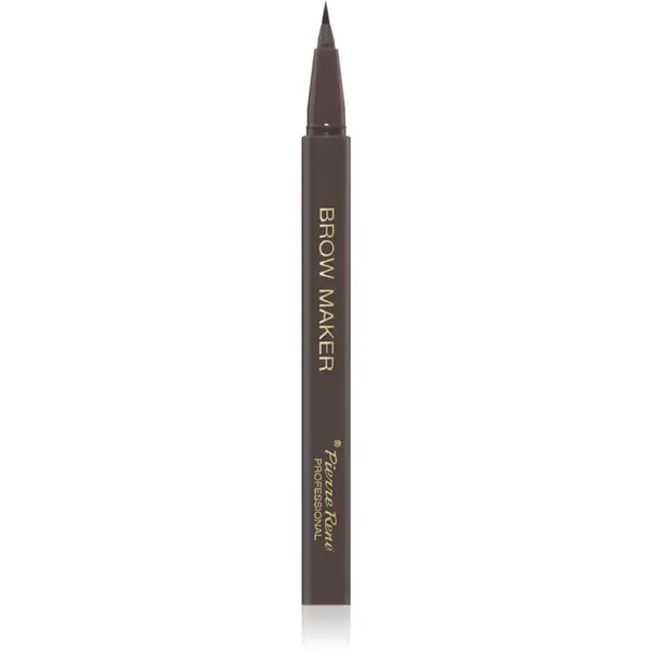 Pierre René Professional Brow Maker creion sprâncene precise culoare Dark Brown 0,74 g