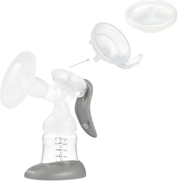 Piesă de rezervă pentru pompă de lapte Babyono Anatomy Med - Capac cu membrană