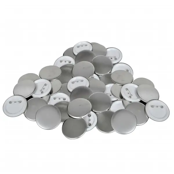 Piese ecuson cu agrafa de prindere pe spate, 500 buc., 58 mm