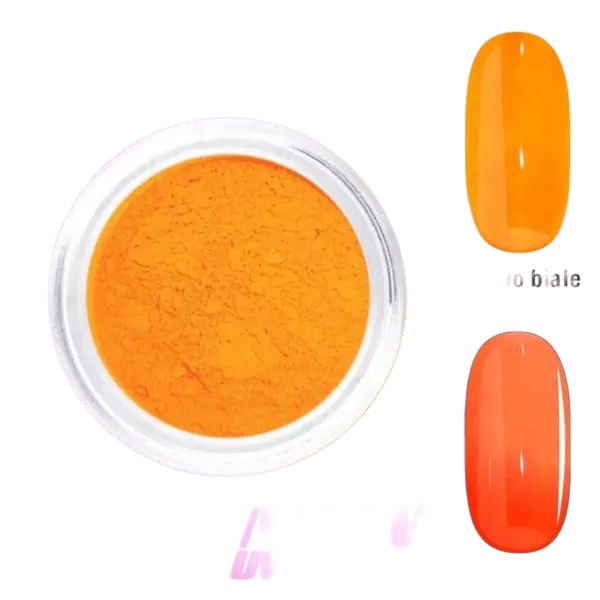 Pigment Neon Unghii PN4 – Galben Portocaliu UV pentru Nail Art