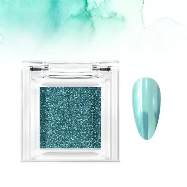Pigment unghii mirror Marquise, PIGM08, Albastru deschis