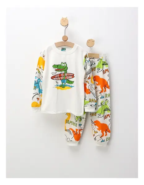 Pijama Catch The Waves, alb