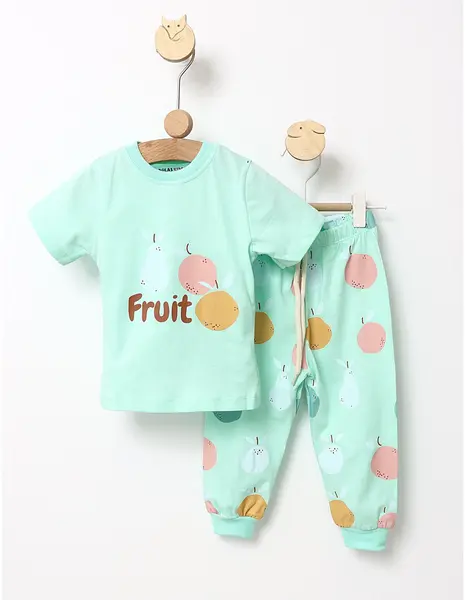 Pijama fetite Fruit verde