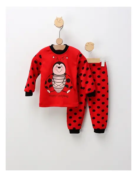 Pijama Happy Ladybug, rosu