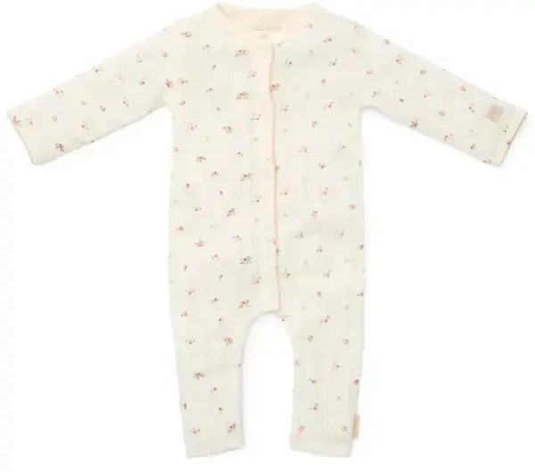 Pijama întreagă pentru bebeluși Little Dutch Fairy Blossom - 74-80 cm, 6-12 luni, White