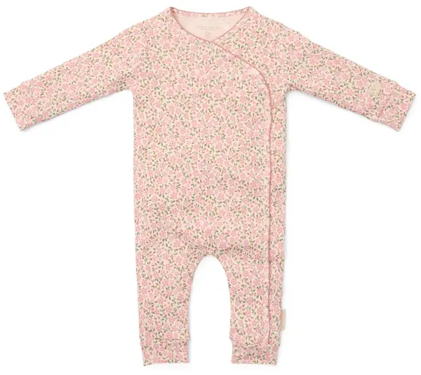 Pijama întreagă pentru bebeluși Little Dutch Fairy Floral - 74-80 cm, 6-12 luni, Pink
