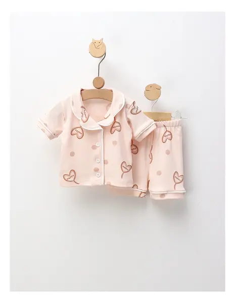 Pijama MS, Cu Happy, corai