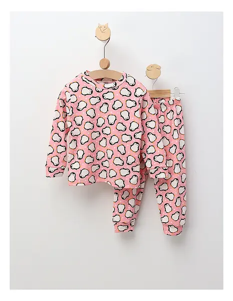 Pijama Pinguini Regali, model roz