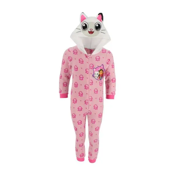 Pijama tip Overall coral-fleece Gabby s Dollhouse Engros