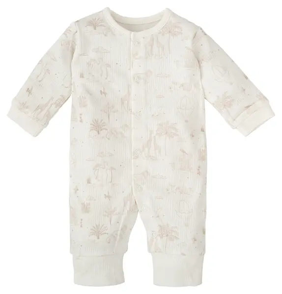 Pijamale pentru bebeluși Bimbidreams - NOE, 1-3 luni, White/Linen