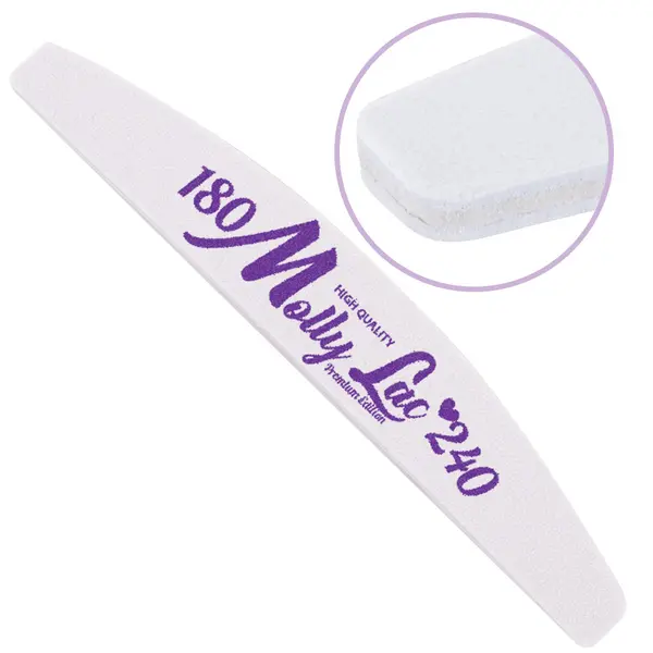 Pila unghii semiluna molly lac hq premium edition 180/240