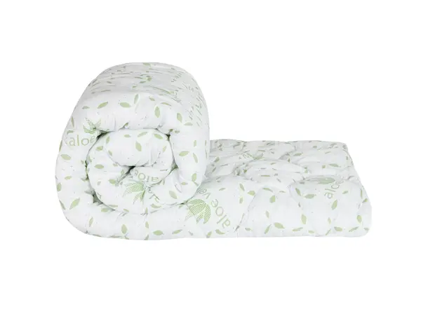 Pilota Aloe Vera 200×220, Somnart, matlasata, umplutura medie-groasa 300 gr/mp, pentru primavara – toamna