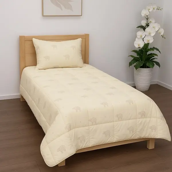Pilota cu LANA Naturala Wooltex, PREMIUM, 150x200cm, Fabricata in Romania