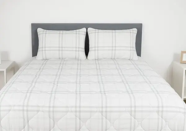 Pilota de vara Grid Confort Somnart matlasata din microfibra 140 x 200 cm, 250 g