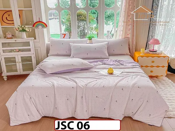 Pilota de Vara Premium cu Tehnologie Cooling Touch 200x230cm + 2 Fete de Perna 50x70 cm, Antialergica si Ultra-Usoara - JSC 06