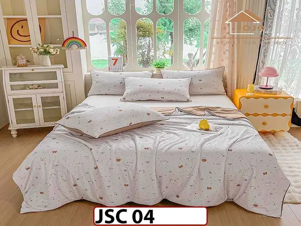 Pilota de Vara Premium cu Tehnologie Cooling Touch 200x230cm + 2 Fete de Perna 50x70 cm, Antialergica si Ultra-Usoara - JSC 04