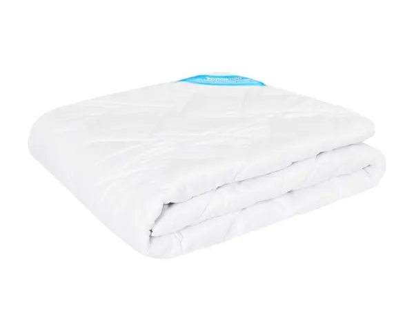 Pilota de vara Somnomed antiacarieni din microfibra alba 200 x 220 cm, 120 gsm