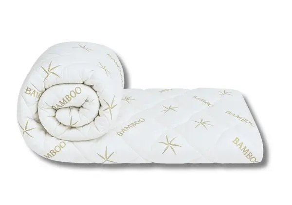 Pilota matlasata Bambus Confort Somnart, 140x200 cm, 500 g, microfibra, iarna, foarte groasa
