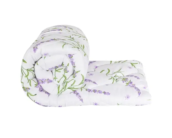 Pilota matlasata Lavanda Confort Somnart, 180x200 cm, 500 g, microfibra, iarna, foarte groasa