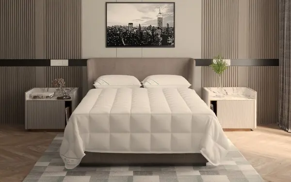 Pilota pentru vara Somnart HypoAllergenicMed din microfibra lavabila 140 x 200 cm, 200g