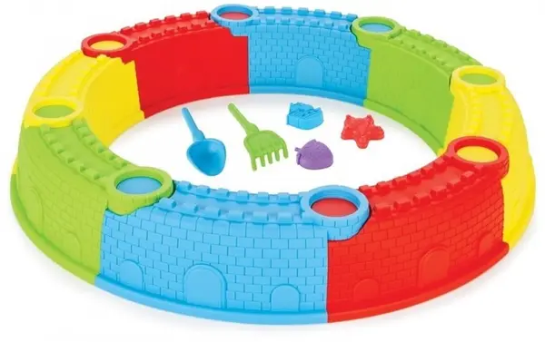Pilsan Kids Sandcastle Set - Formele castelului de nisip cu accesorii