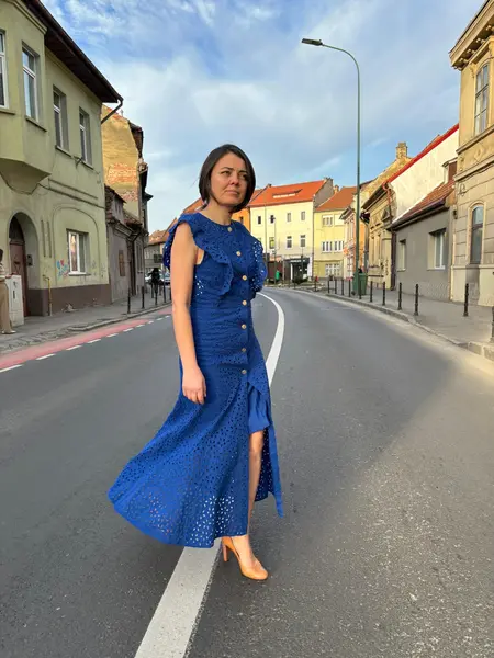 Pinko Rochie albastră - XS INTL