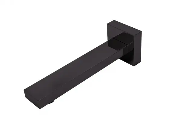 Pipa fixa rectangulara, negru mat, Inula FDesign