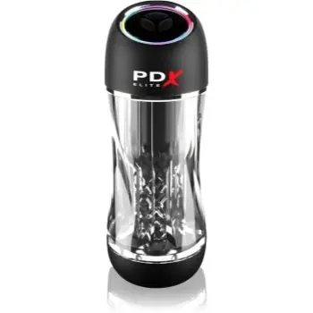 Pipedream PDX Elite ViewTube Pro See-Thru Vibrating Stroker masturbator vibrator