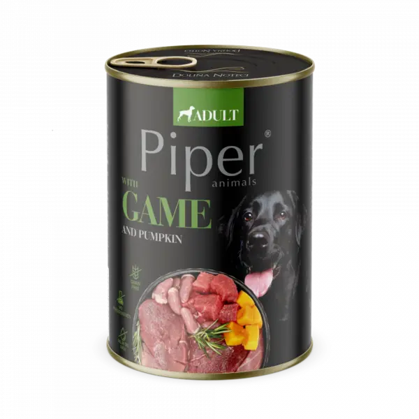 Piper Adult, Hrana Umeda, Carne de Vanat si Dovleac, 400 g