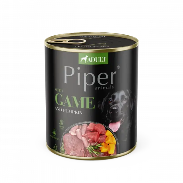 Piper Adult, Hrana Umeda, Carne de Vanat si Dovleac, 800 g