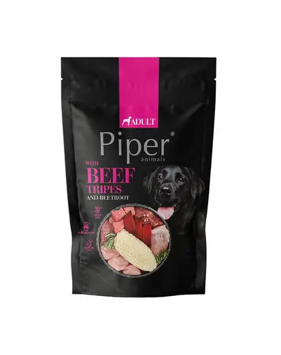 PIPER Animals plicuri hrană câini 10x500 g stomac de vită