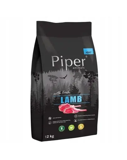 PIPER Hrană uscată cu miel pentru câini 12 kg