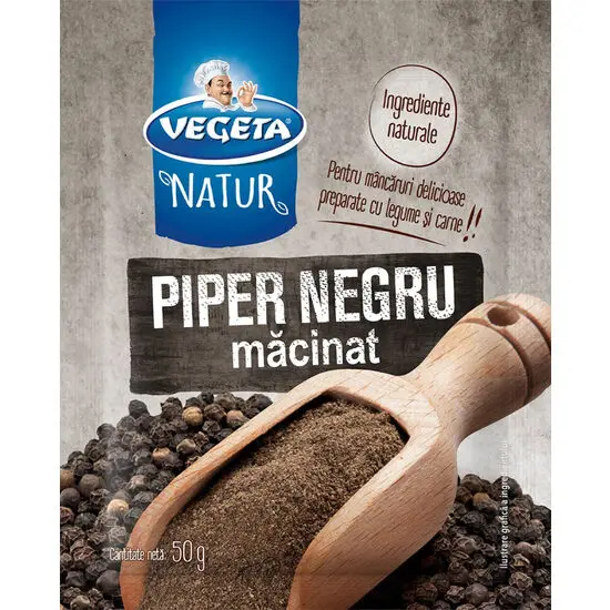Piper negru macinat Vegeta 50g Engros