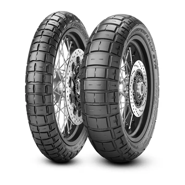 Pirelli - SCORPION RALLY STR - 120 70-19 [60V] [fata] OE DUCATI Multistrada V4 Latime 120 Inaltime 70 Janta 19