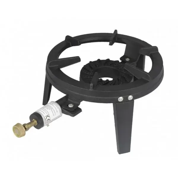 Pirostrie ( arzator ) gaz, ELEFANT GB-22, 1 inel gaz, 3 picioare, fonta, putere 6.5KW, Gaz Propan-Butan