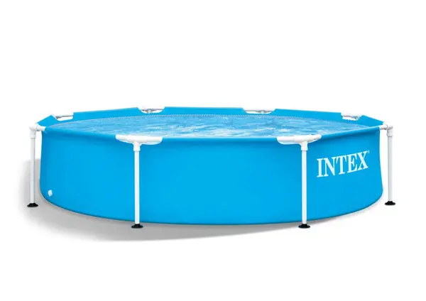 Piscina cu cadru metalic INTEX 28205, rotunda, 244x51 cm, albastru KID420561, la doar 271,00 lei