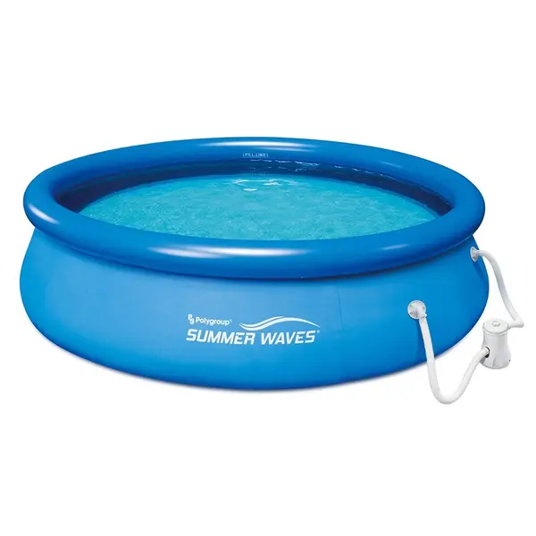 Piscina cu inel gonflabil, 305 x 76 cm, cu pompa de filtrare Summer Waves Quick