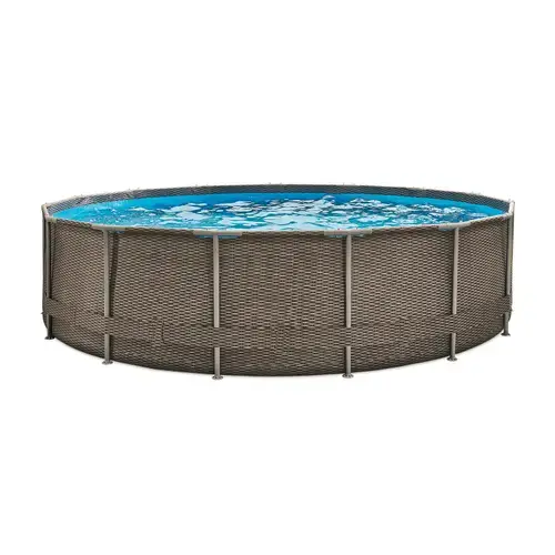 Piscina Summer Waves cu cadru Ø 457x107 cm, pompa cu filtru, scara si prelata protectie incluse, 3785 l