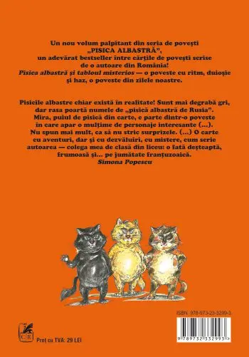 Pisica albastra si tabloul misterios | Roxana Antoinette Vornic