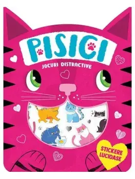 Pisici. Jocuri distractive. Stickere lucioase/***