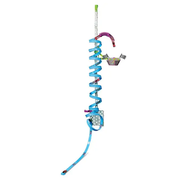 Pista cu 10 bucle si 1 masinuta Maisto Cyber Racers Track Door Hoop 180 cm