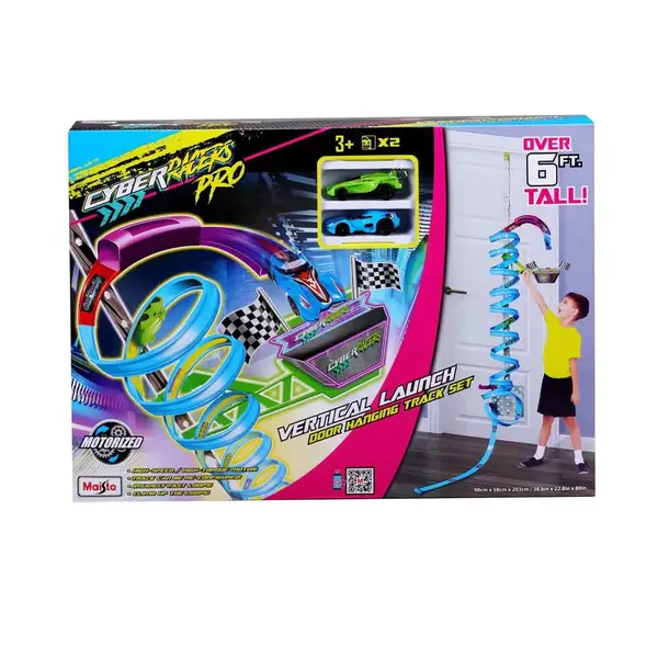 Pista cu 2 masinute Maisto Cyber Racers Door Hoop